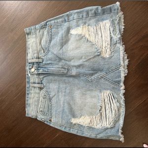 Jean skirt great condition